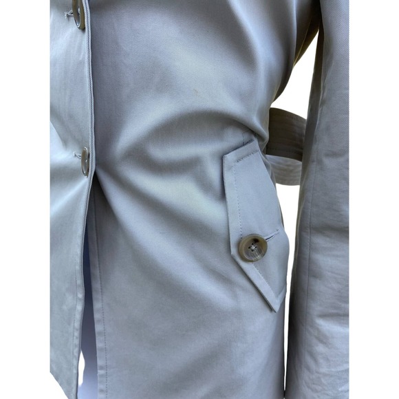 Banana Republic Tan Short Trench Coat, XS * wom897 - Picture 11 of 13